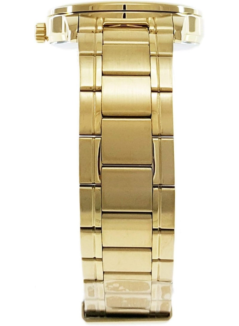 كاسيو Analog Men’s Watch MTP‑V002G‑9AUDF, 45 mm Cream Dial, Gold Ion‑Plated Stainless Steel Bracelet, Water Resistant - Image 3